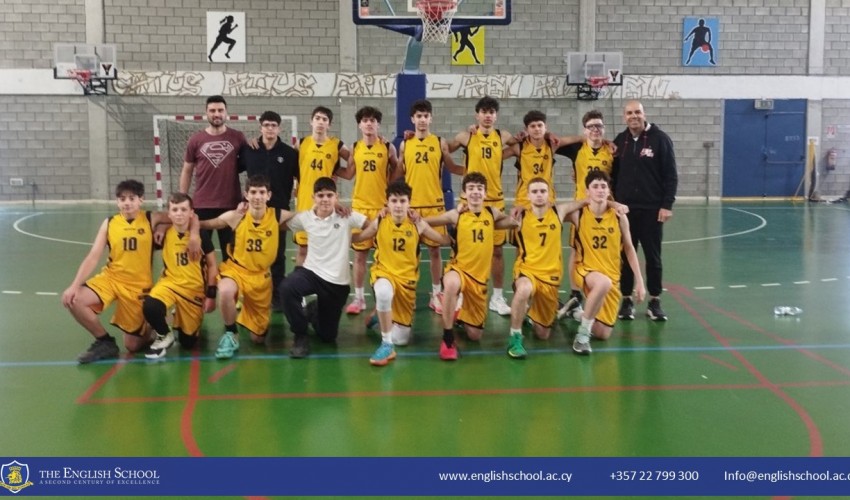 The English School Junior Boys Basketball Team Secures Top 4 Spot in Nicosia Tournament